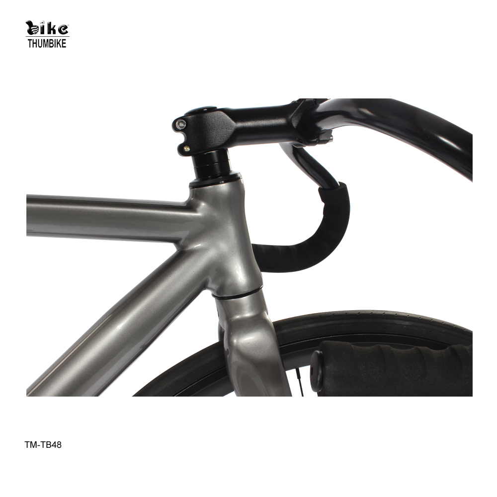 Maßgeschneidertes leichtes Fixie-Fahrrad aus Aluminium mit Drop-Bar